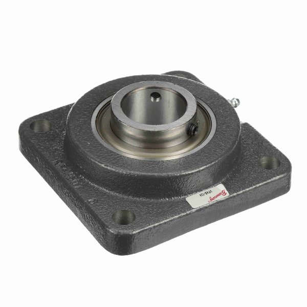 Browning Mounted Cast Iron Four Bolt Flange Ball Bearing - 52100 Bearing Steel - Setscrew Lock VF4S-124